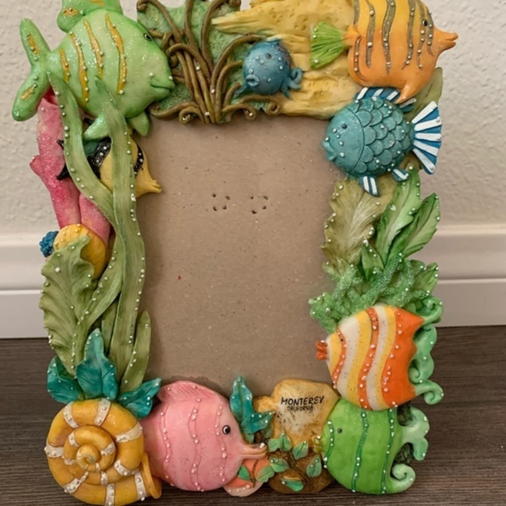 Sea Life Themed Colorful Photo Frame